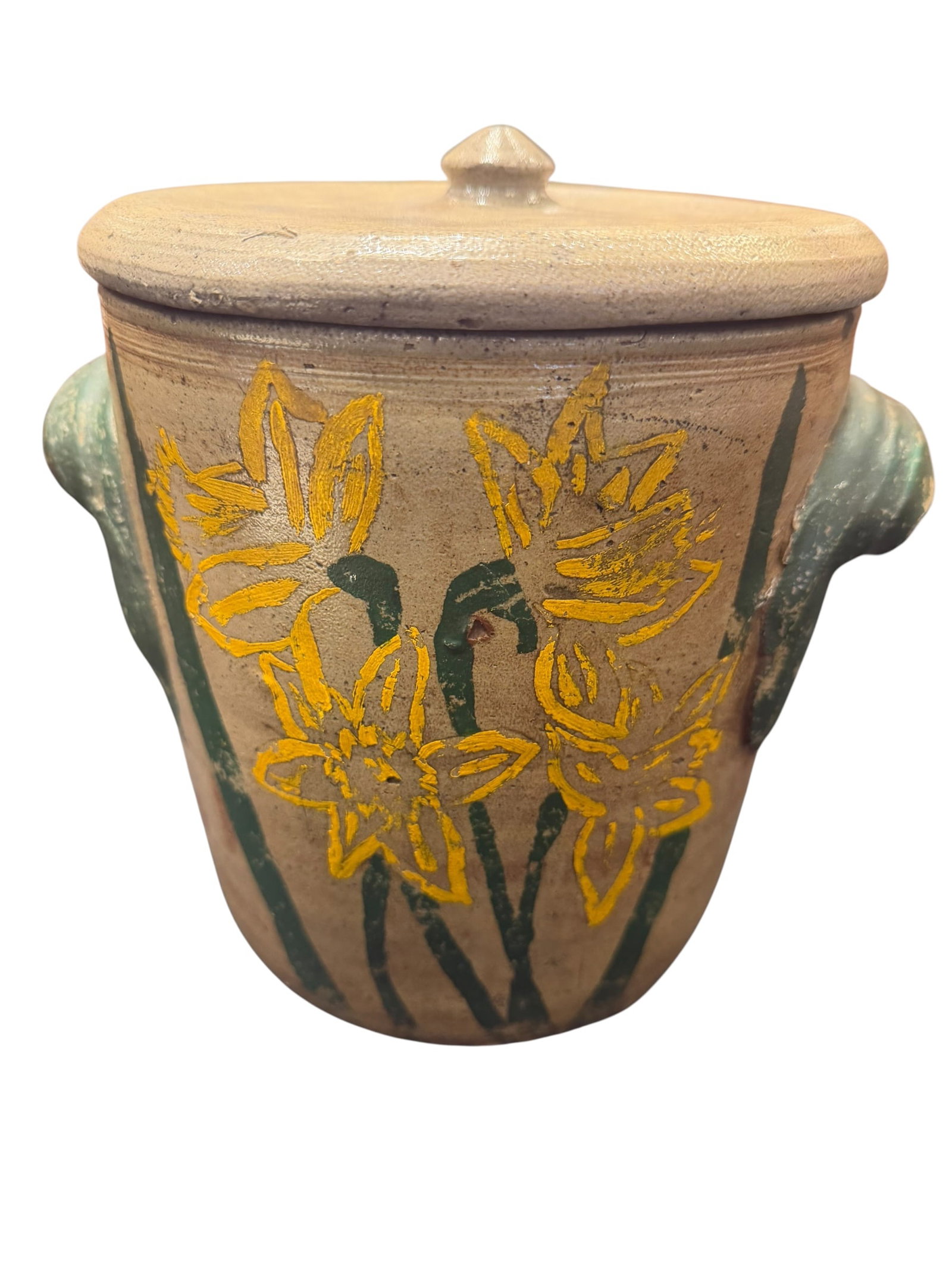 Stoneware Lidded Storage Jar (1 of 4)
