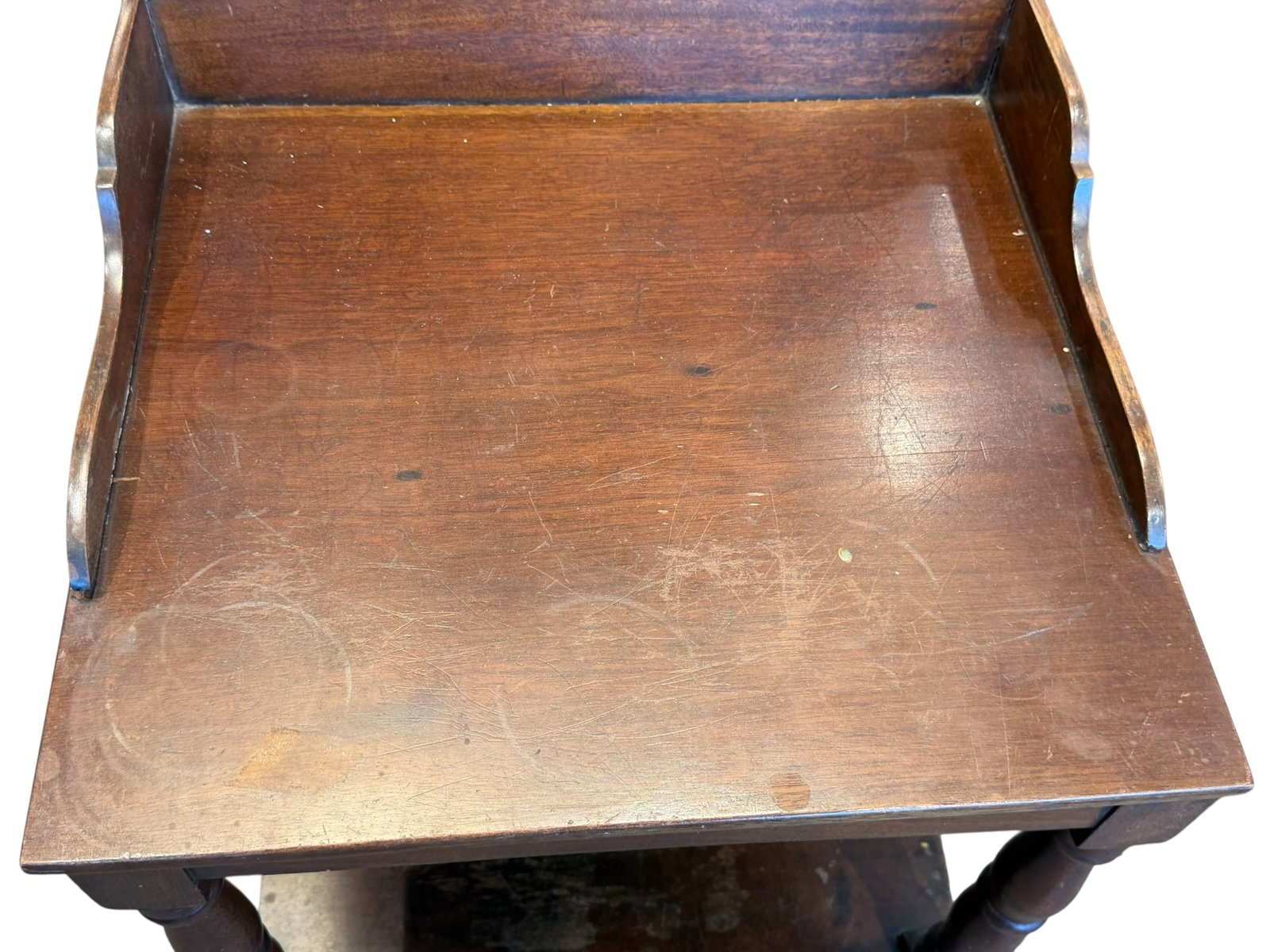 Walnut 1 Drawer Stand - 3