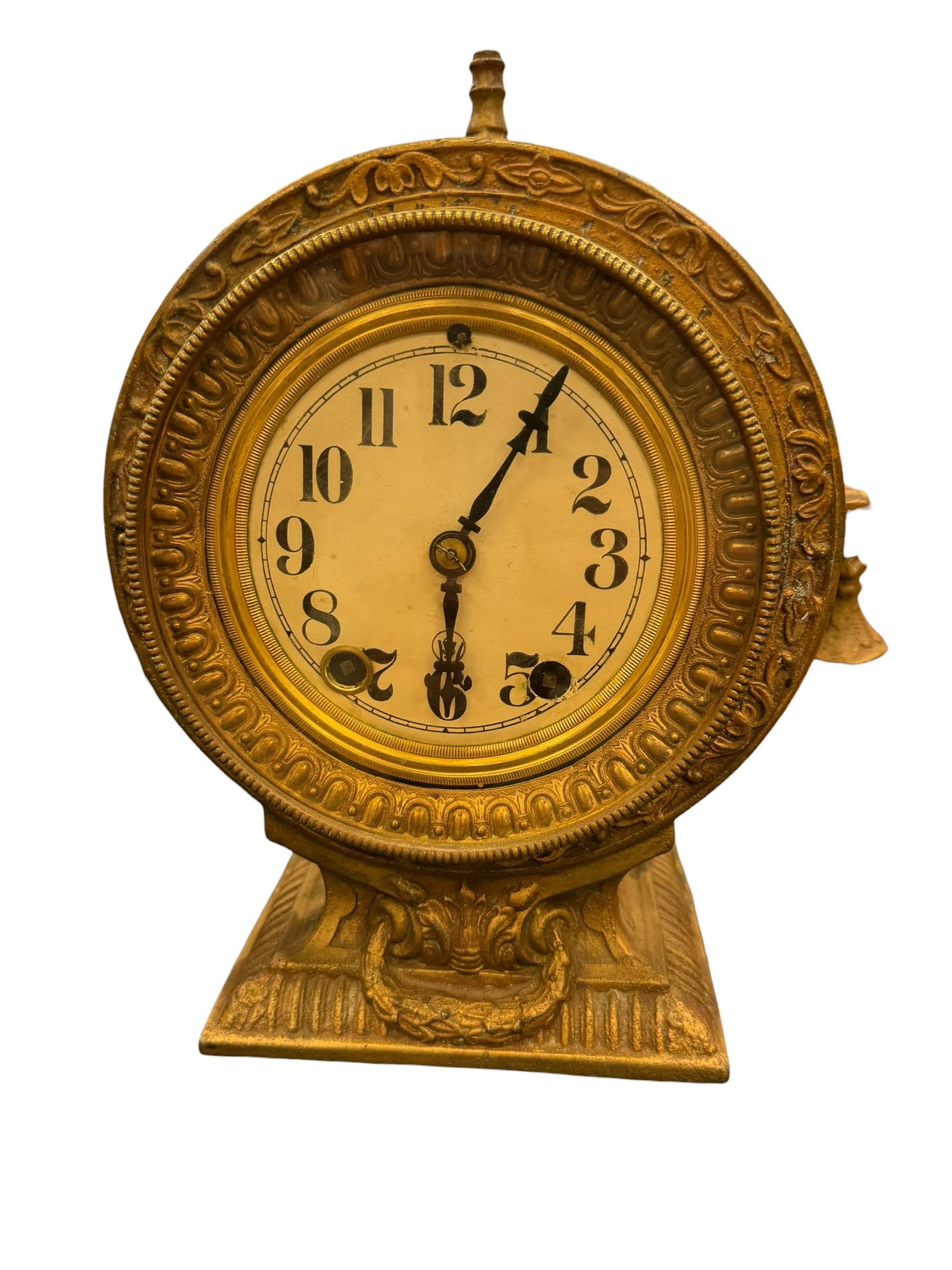 Brass/Bronze Mantle Clock - 3