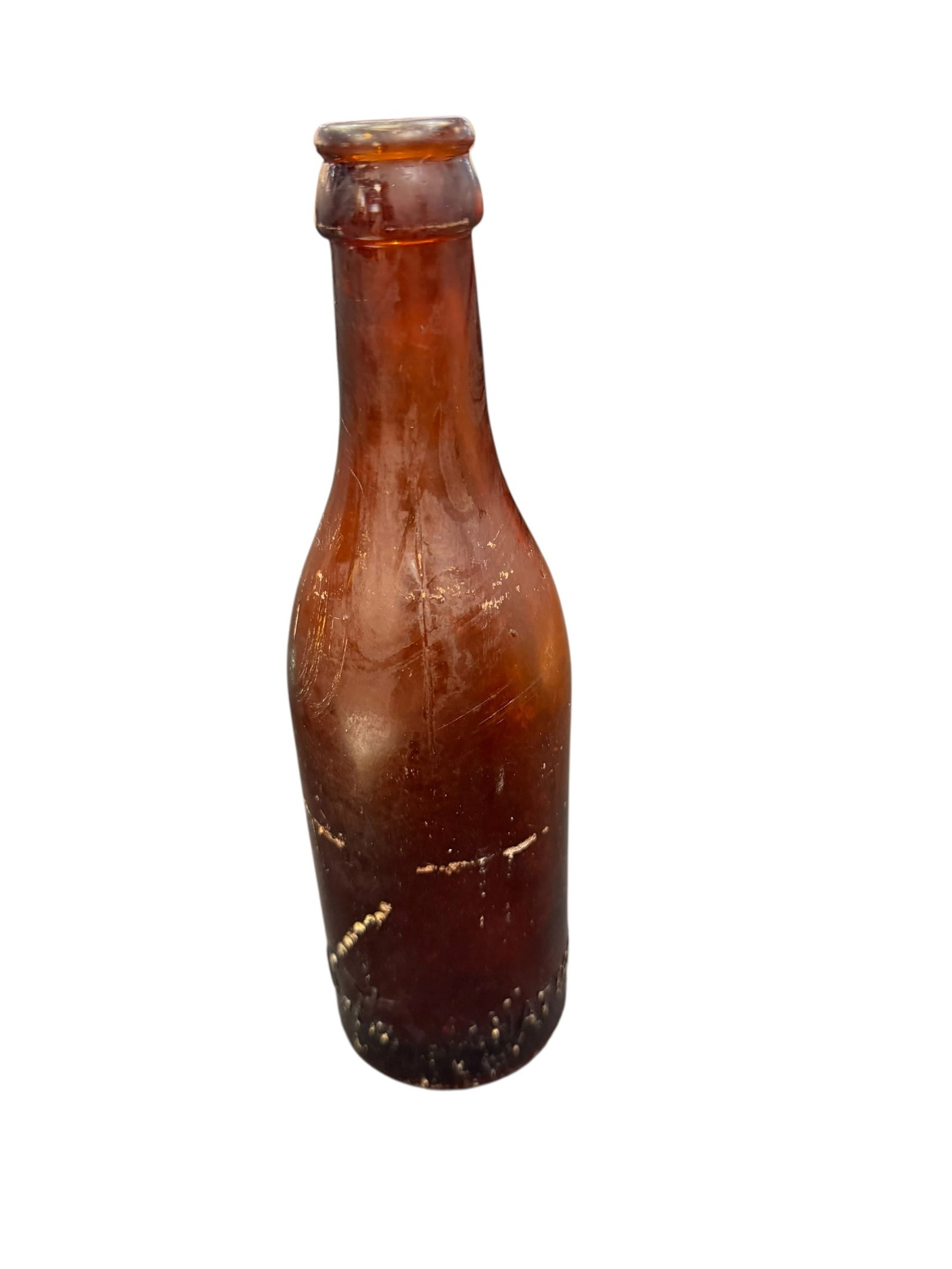 Antique Amber Glass Straight Side Coca Cola Bottle (1 of 4)