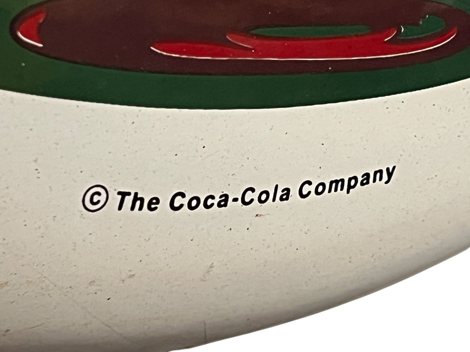 24" porcelain Coca Cola Button - 3