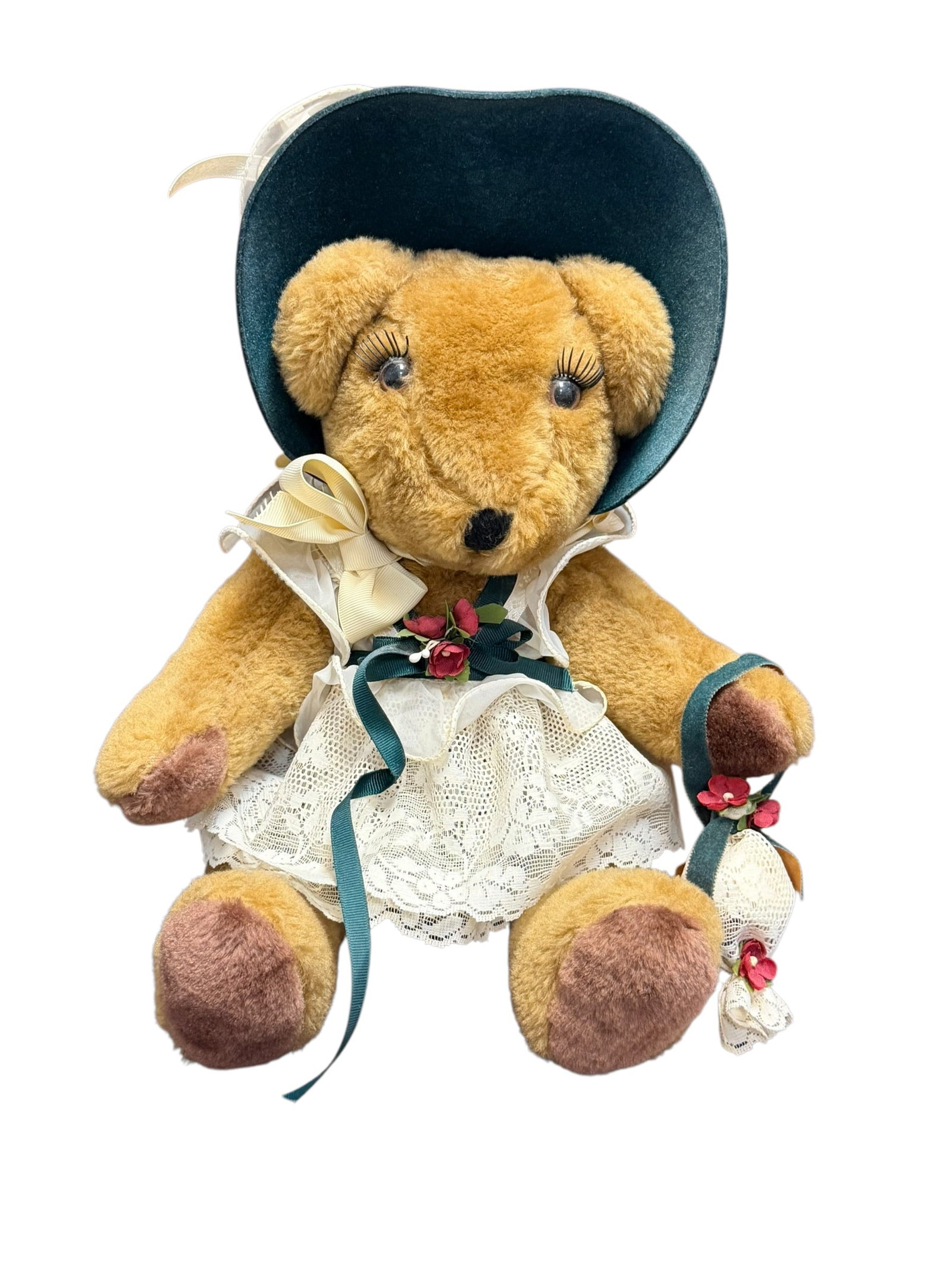 Muffy VanderBear “Spring Bonnets?? Teddy Bear: This plush is the "Bernette Bear" from the vintage House of Lloyd / Christmas Around the World collection. [1, 2]Product DetailsCollection: House of Lloyd — Christmas Around the WorldCharacter Name: