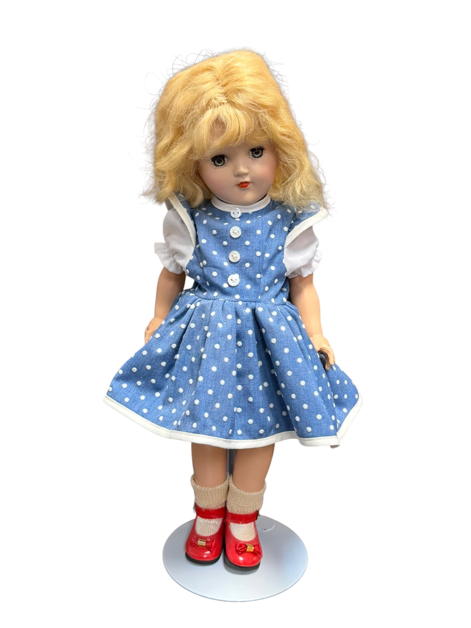 Ideal Vinyl Doll With Stand (1 of 4)