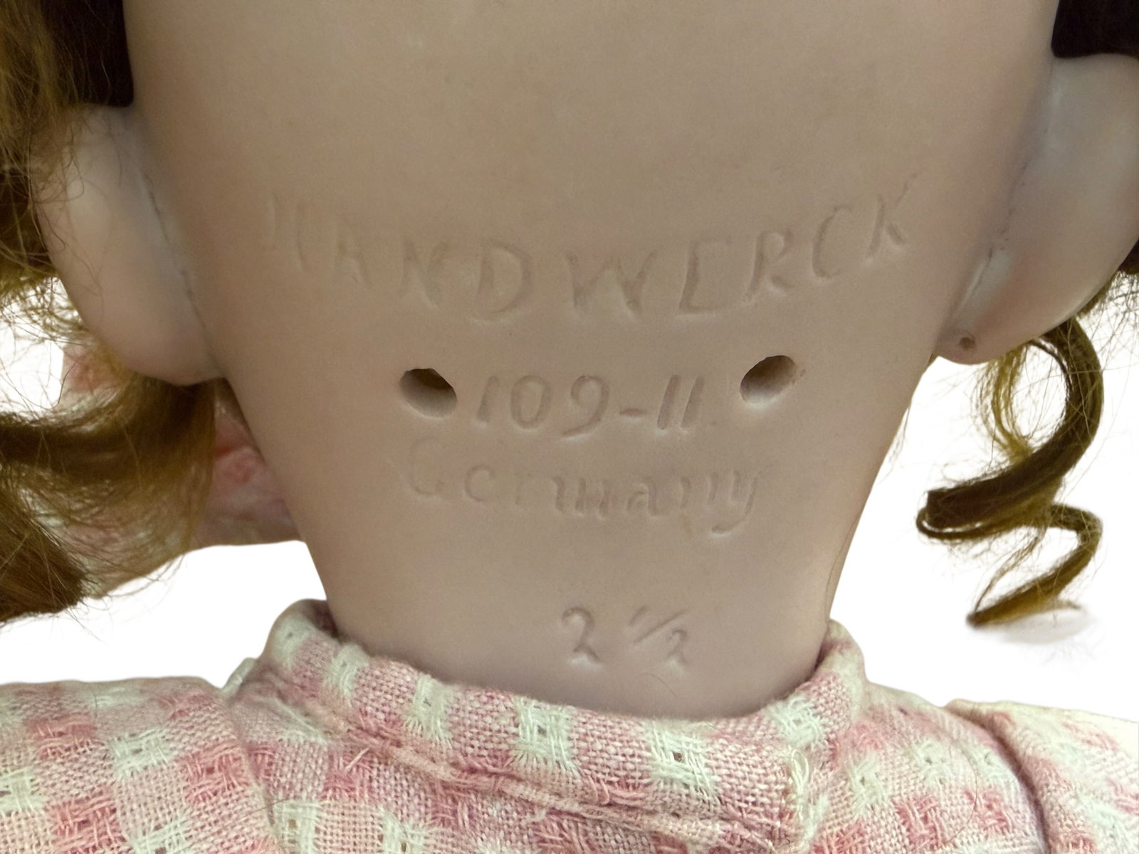 German Handwerck Bisque Socket Head Doll - 4