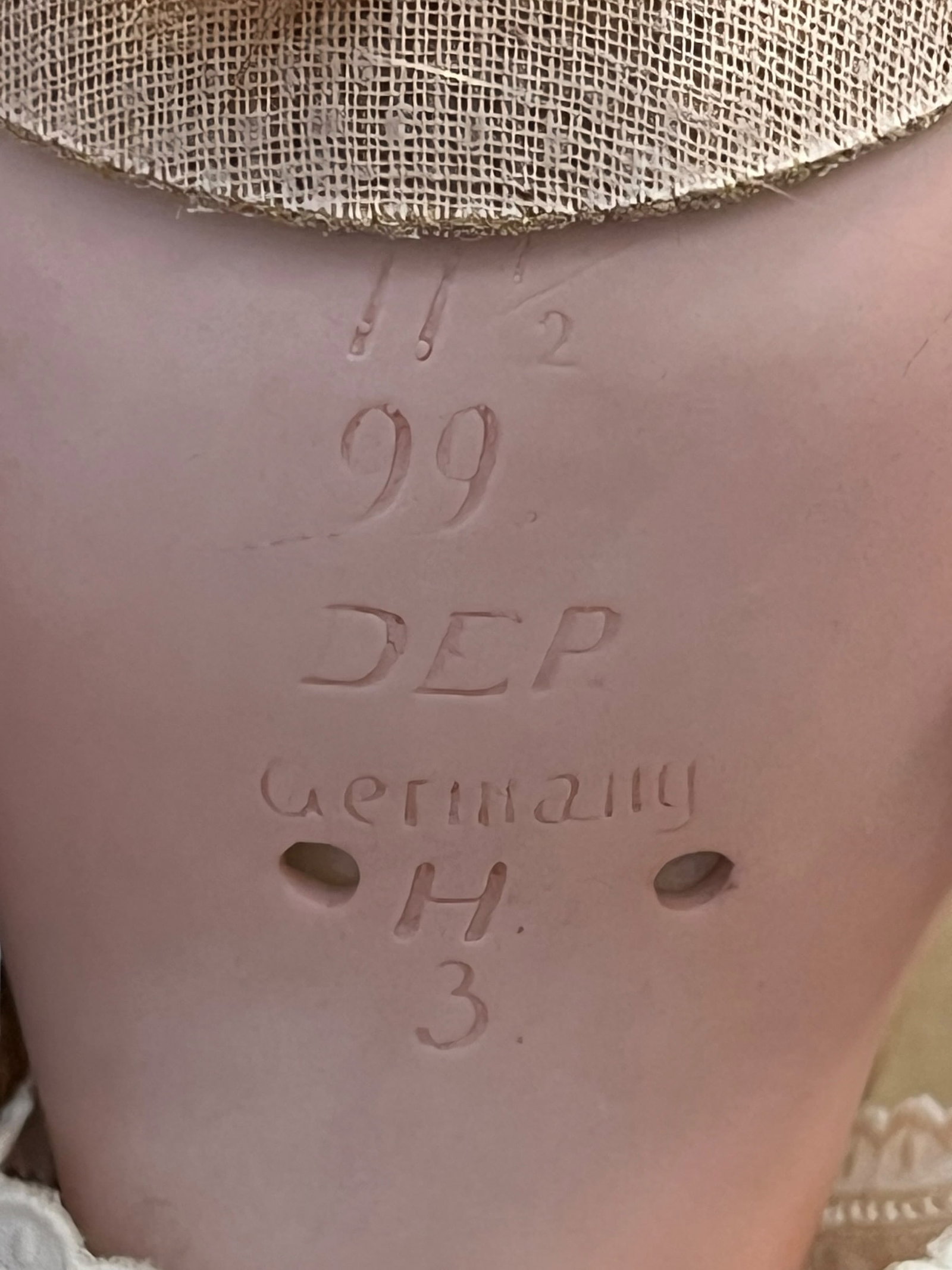 Germany DEP Bisque Head Doll - 4