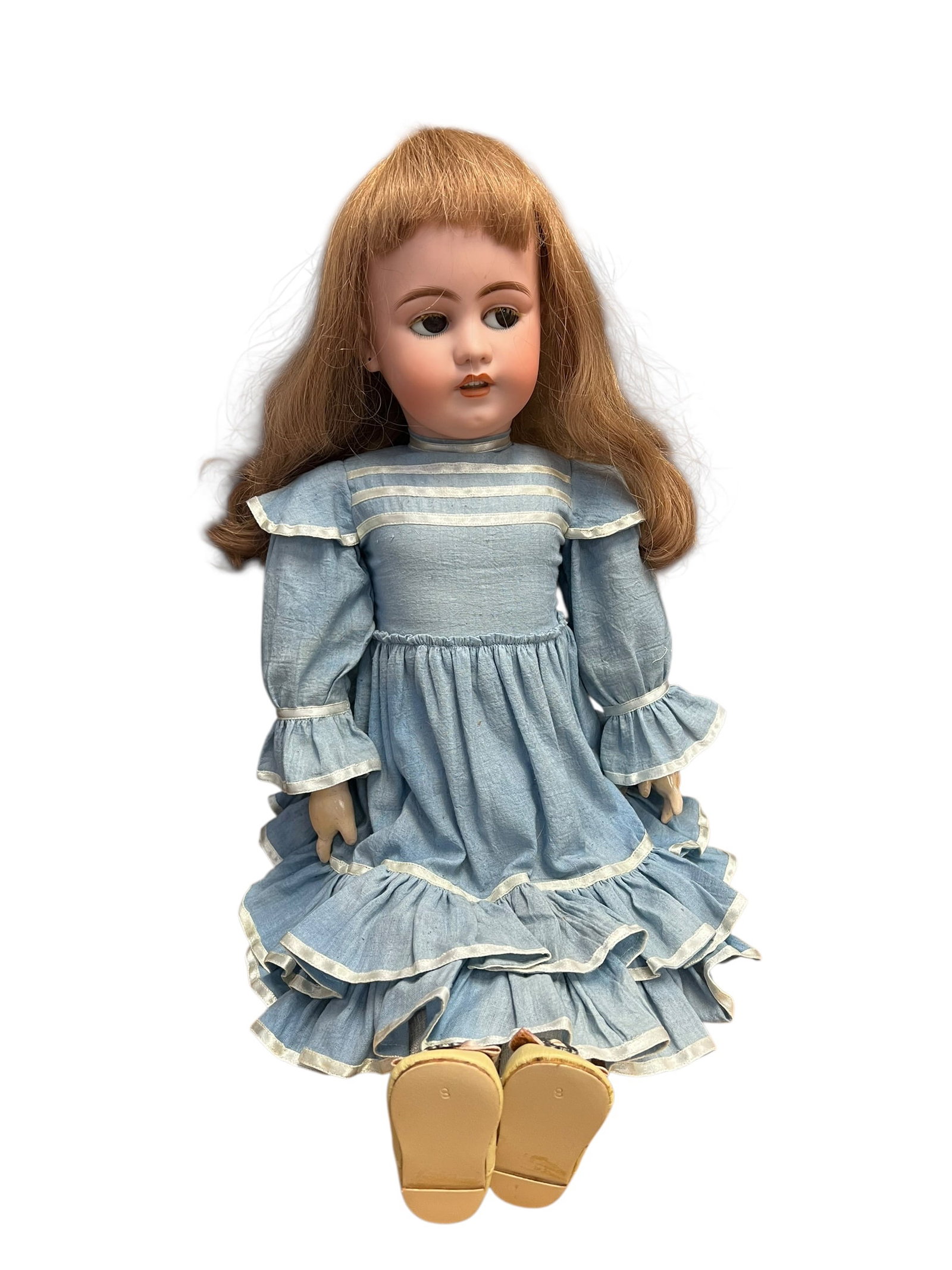 S&H DEP Bisque Head Doll (1 of 4)