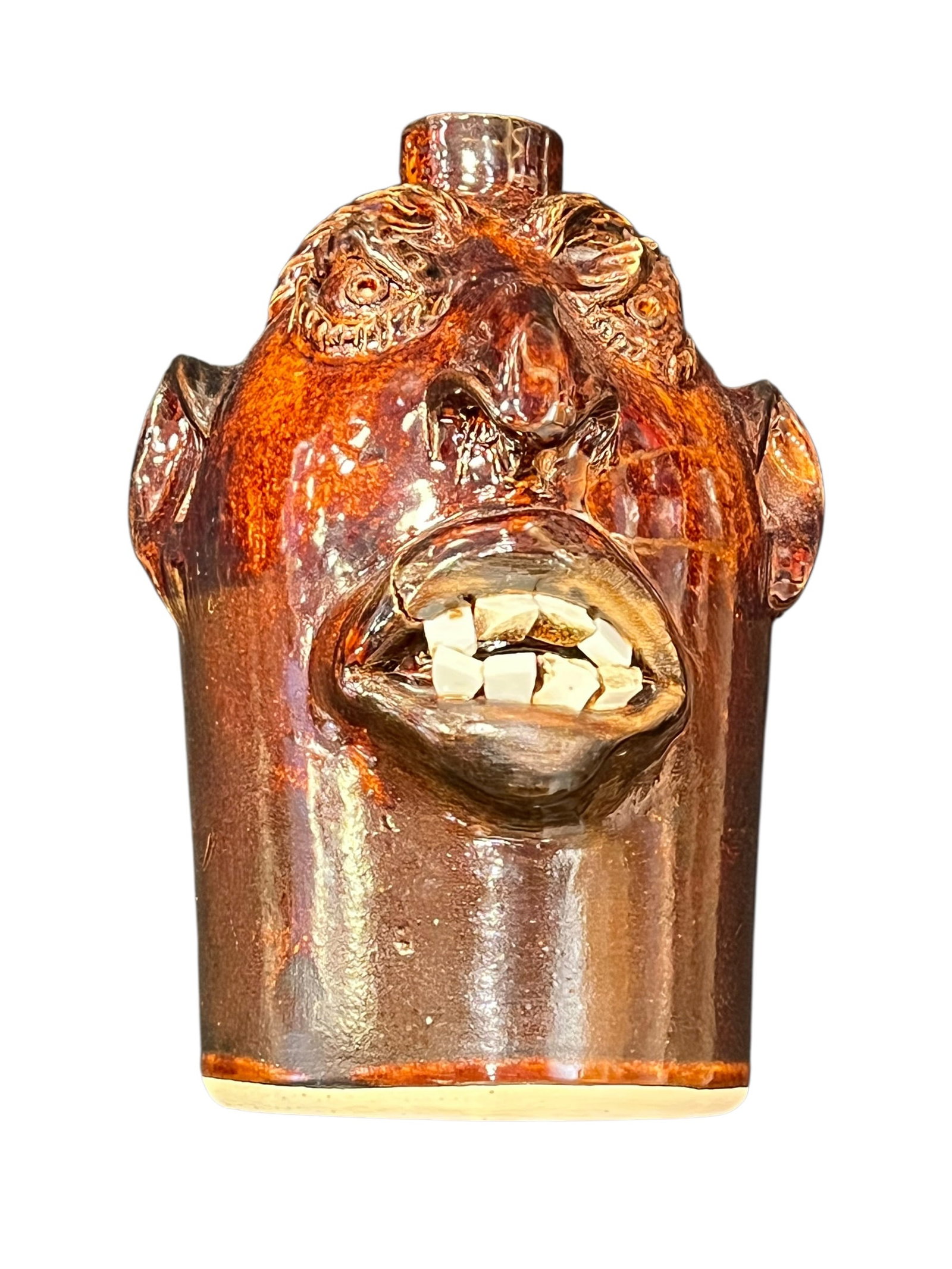 Chad Brown Face Jug – Brown’s Pottery, Gatlinburg, TN – Dated 2020 (1 of 6)