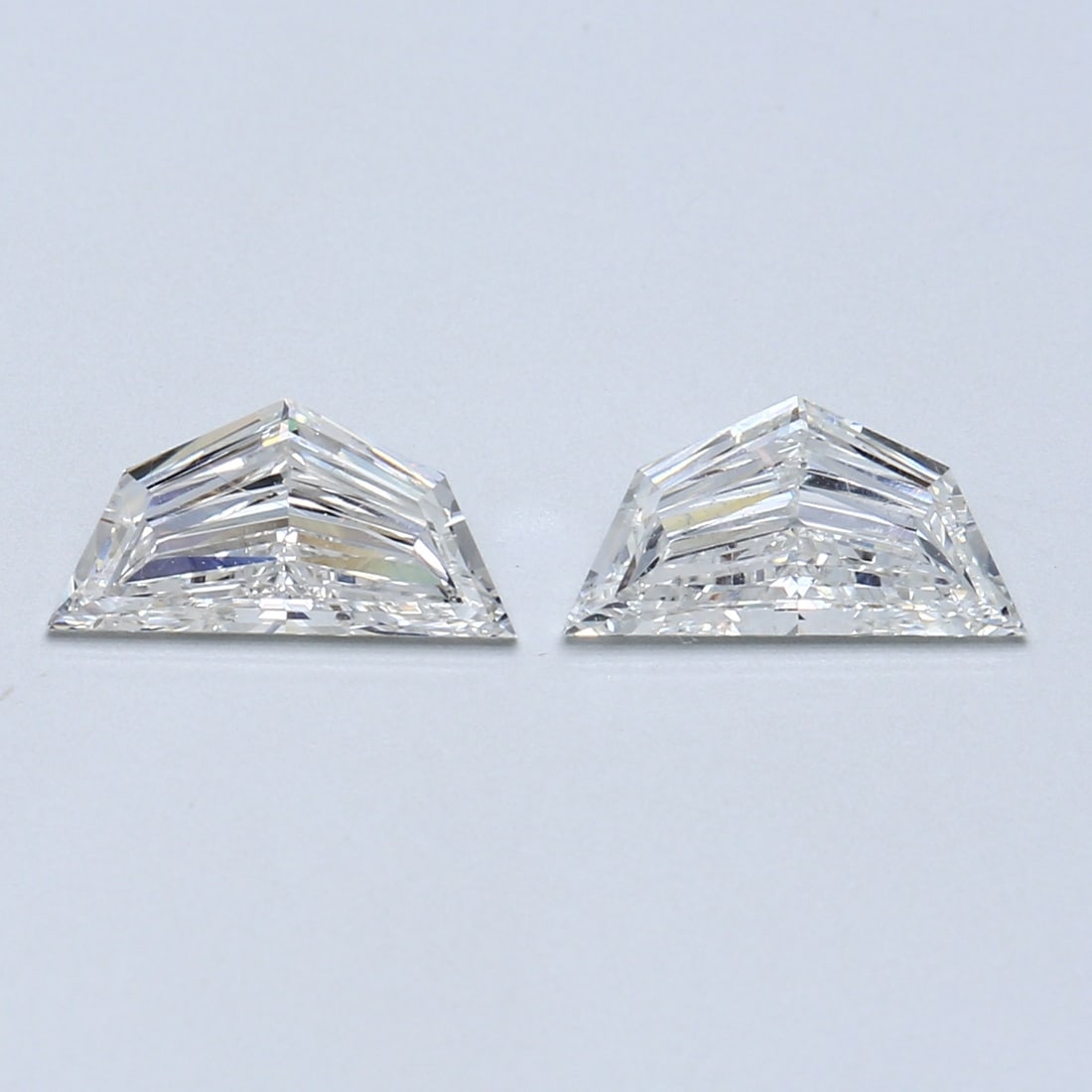1.28 TCW Pair of Epaulette Shape Natural Loose Diamonds (1 of 1)