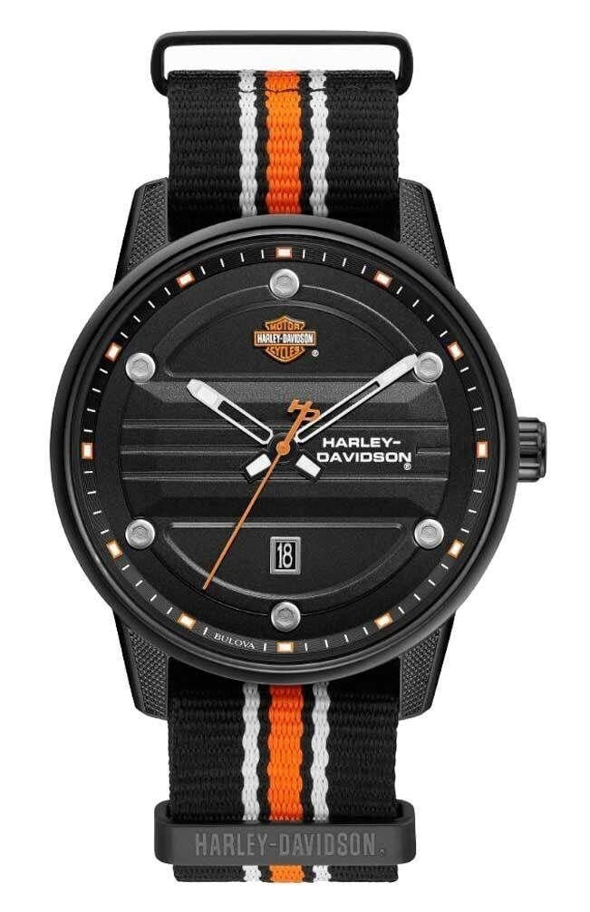 Harley-Davidson® Men's Black Dial watch (1 of 3)