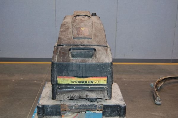 Wrangler 33F/B Floor Scrubber: Wrangler 33F/B Floor Scrubber Volt 36DC The Wrangler 33 F/B has a large 32-gallon recovery tank which means fewer refills, and its extended battery life between charges make this machine ideal for cov