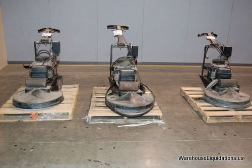 3 Used NSS 6102732 Propane Floor Polishers: 3 Used NSS 6102732 Propane Floor Polishers. Perfect for large office floor polishing. Serial Numbers 7L077003, 750676D3, 7B106704 Total weight is 828Lbs Quantity; 3 Make; NSS Model; 6102732 S/N; 7l077