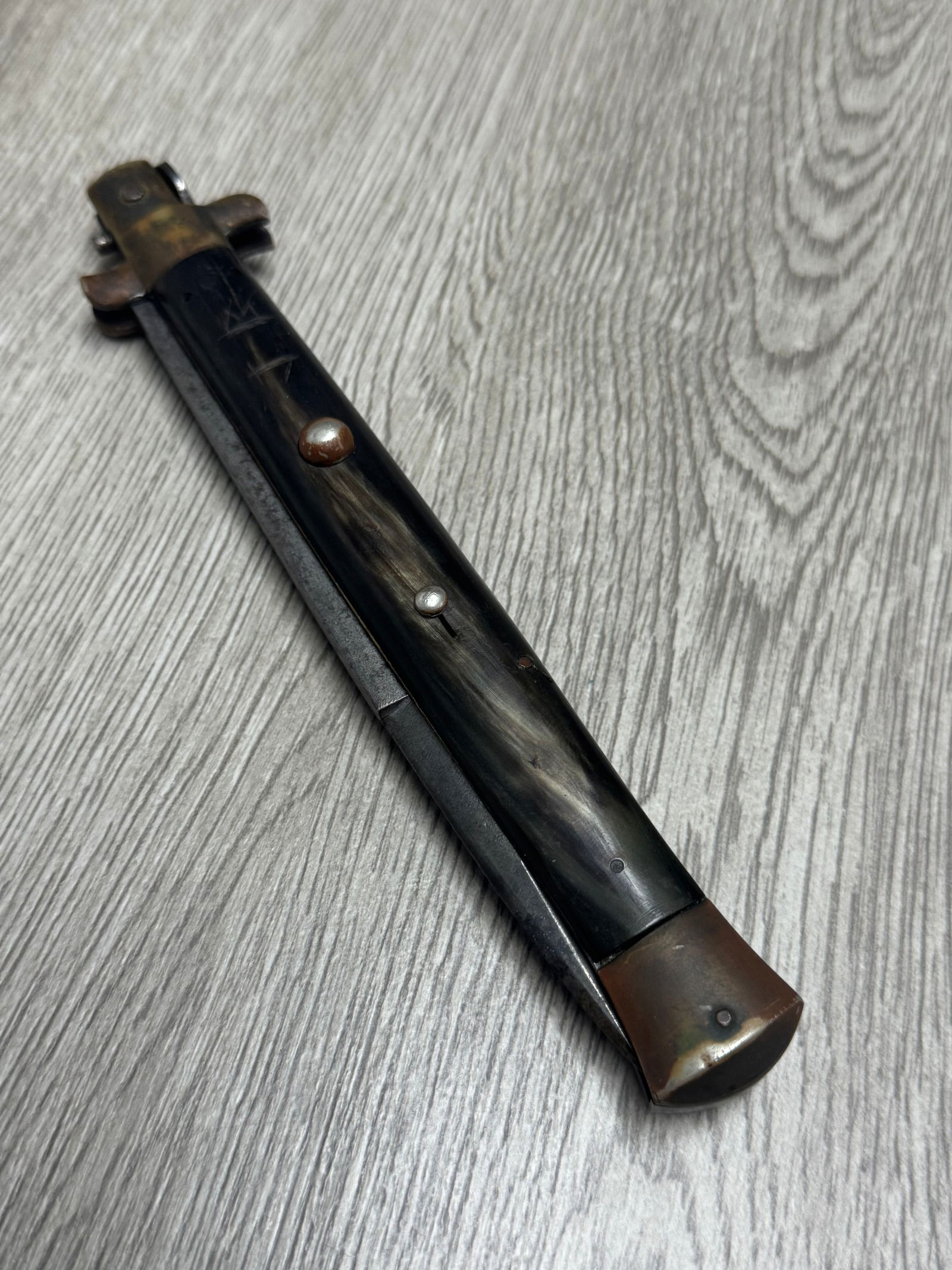 Lorenzo Bovone Italian WWII era 13” Picklock Automatic Knife