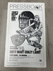 Vintage press book of the movie dirty Mary crazy Larry