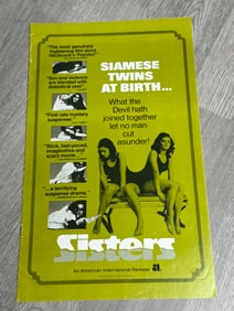 Sisters 1973 Movie Presskit