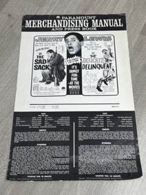 The Sad Sack Jerry Lewis Movie Press Kit