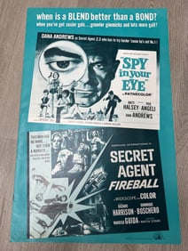 1965 movie press book spy in your eye an secret agent fireball
