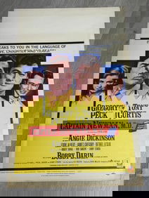 Original Movie Poster Window Card “Captain Newman MD”