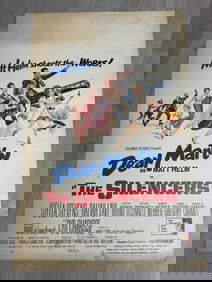 1966 movie poster window card “The Silencers”  Dean Martin