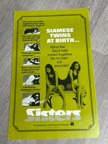 Sisters 1973 Movie Presskit