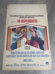 The Carpetbaggers Original Window Card
