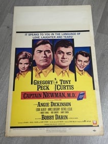 Original Movie Poster Window Card “Captain Newman MD”