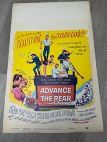 1964 Movie Poster Window Card “Advance To The Rear” MGM