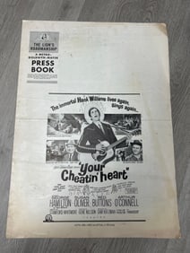 Vintage press book of the movie you’re cheating heart