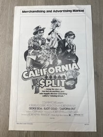 Movie theater press kit for California split