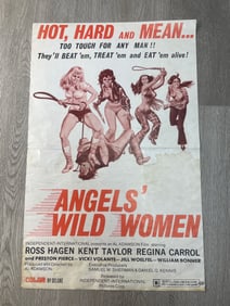 Angels wild women movie theater press book