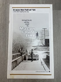 Macon County line movie theater press book 1974
