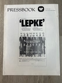 Movie theater press book LEPKE 1975