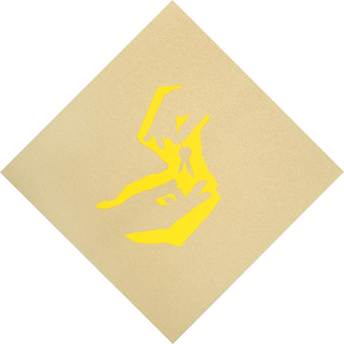 Seth Price. ”Gold key (Yellow 5)”. 2007 (1 of 3)