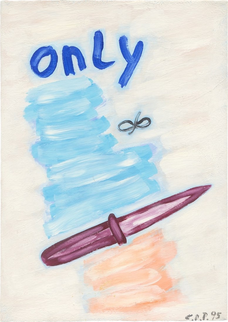 C.O. Paeffgen. Untitled. 1995: C.O. Paeffgen (1933 – Cologne – 2019). Untitled. 1995 Acrylic on canvas. 70,8 × 50,6 cm (27 ⅞ × 19 ⅞ in.). Lower right monogra