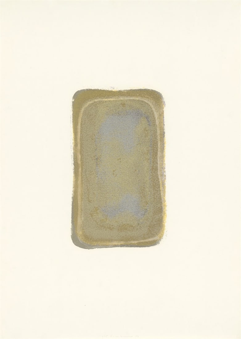 Gotthard Graubner. Untitled. 1973: Gotthard Graubner (Erlbach/Vogtland 1930 – 2013 Düsseldorf). Untitled. 1973 Colour lithograph on wove paper. 51,5 × 30,5 cm (106,8 × 76,7 cm) (20&nbs