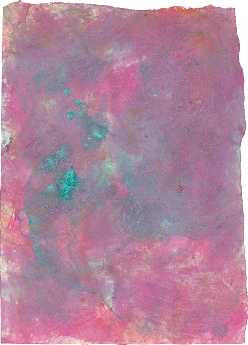 Gotthard Graubner. Untitled. 1981: Gotthard Graubner (Erlbach/Vogtland 1930 – 2013 Düsseldorf). Untitled. 1981 Watercolour on wove paper. 53 × 37,5 cm (20 ⅞ × 14 ¾ 