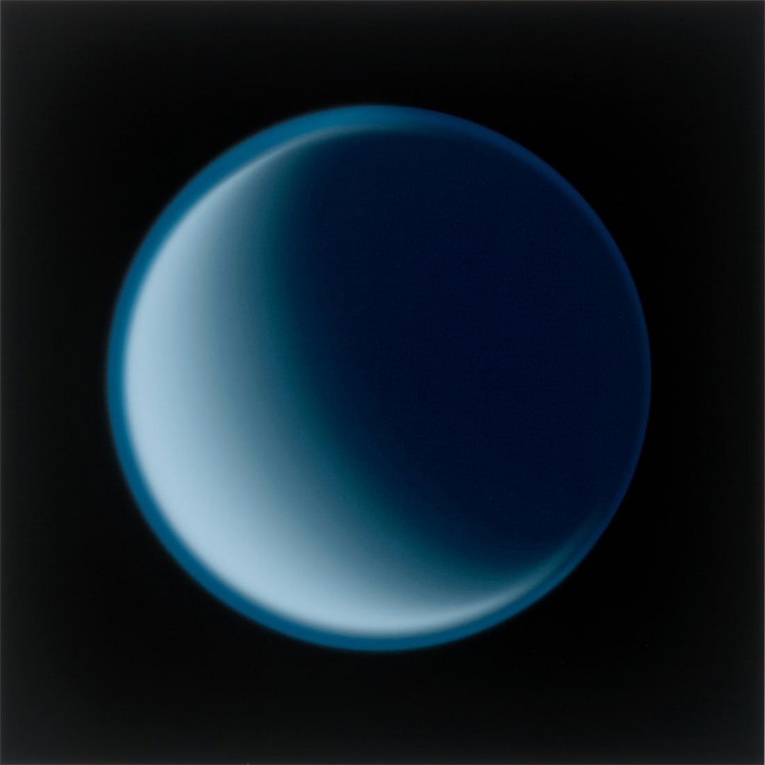 Thomas Ruff. Cassini 13. 2009: Thomas Ruff (Zell am Harmersbach 1958 – lives in Düsseldorf). Cassini 13. 2009 C-print, 2018. 27 × 27 cm (50 × 40 cm) (10 ⅝ ×&nb
