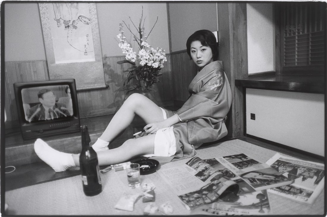 Mario A. (i.e. Mario Ambrosius). ”Néo Japonisme # 24". 1999: Mario A. (i.e. Mario Ambrosius) (Baden/Switzerland 1959 – lives in Tokyo). ”Néo Japonisme # 24". 1999 Gelatin silver print. 21 × 31,5 cm (35,3 × 43&