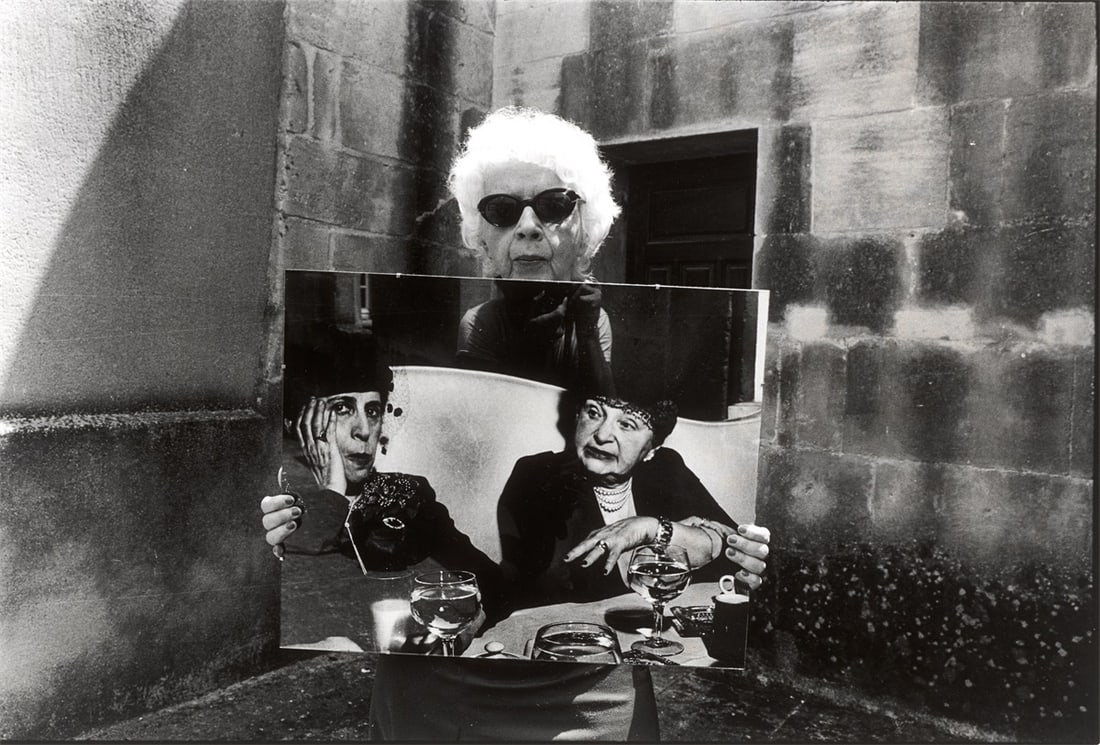 Will McBride. ”Lisette Model in Arles”. 1978: Will McBride (Saint Louis, Missouri 1931 – 2015 Berlin). ”Lisette Model in Arles”. 1978 Gelatin silver print, 2009. 29,6 × 43,5 cm (40,5 × 50,5&nbs