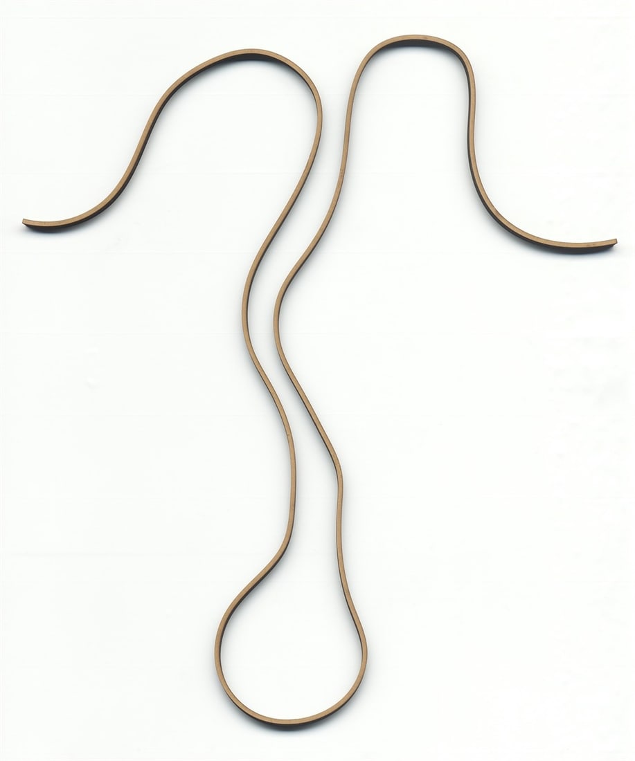 Ernesto Neto. ”Dança (Fita)”. 2007: Ernesto Neto (Rio de Janeiro 1966 – lives in Rio de Janeiro). ”Dança (Fita)”. 2007 Painted MDF. 134 × 110 × 2 cm (52 ¾ ×&n