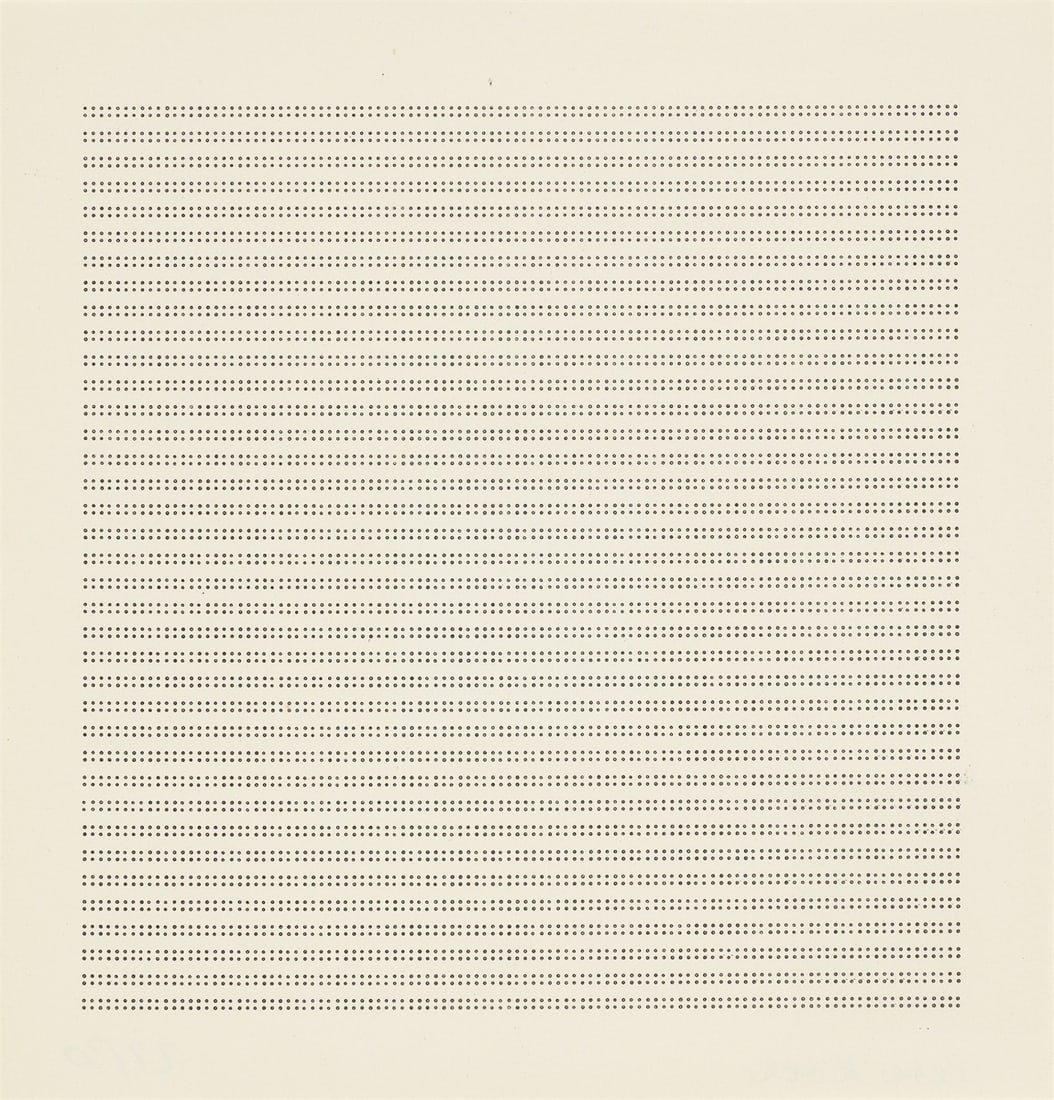 Peter Roehr. Untitled (GR-7). 1963: Peter Roehr (Lauenburg (Pomerania) 1944 – 1968 Frankfurt am Main). Untitled (GR-7). 1963 Hektography on thin paper. 18,7 × 17,2 cm (21,7 × 20,7 cm) (7&nbs