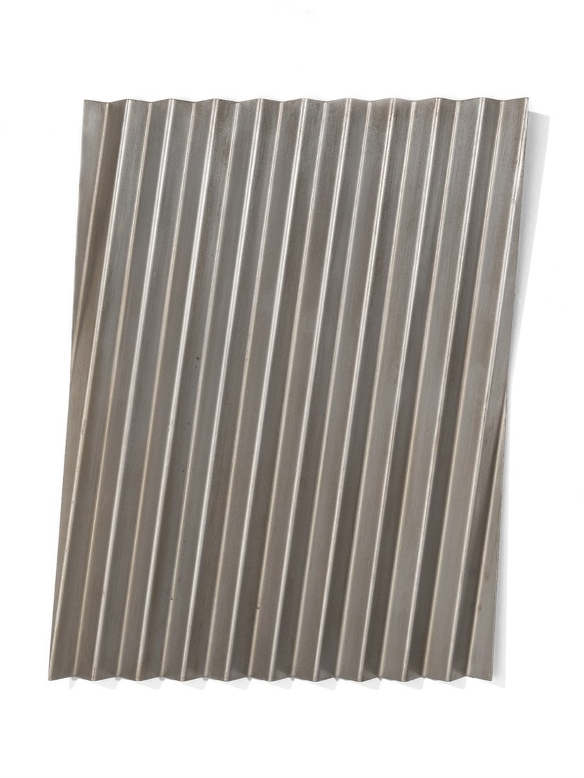 Horst Linn. Untitled (relief). 1980: Horst Linn (Friedrichsthal (Saar) 1936 – 2025 Dortmund). Untitled (relief). 1980 Steel, lacquered. 50 × 40 cm (19 ⅝ × 15 ¾ in.). Sign