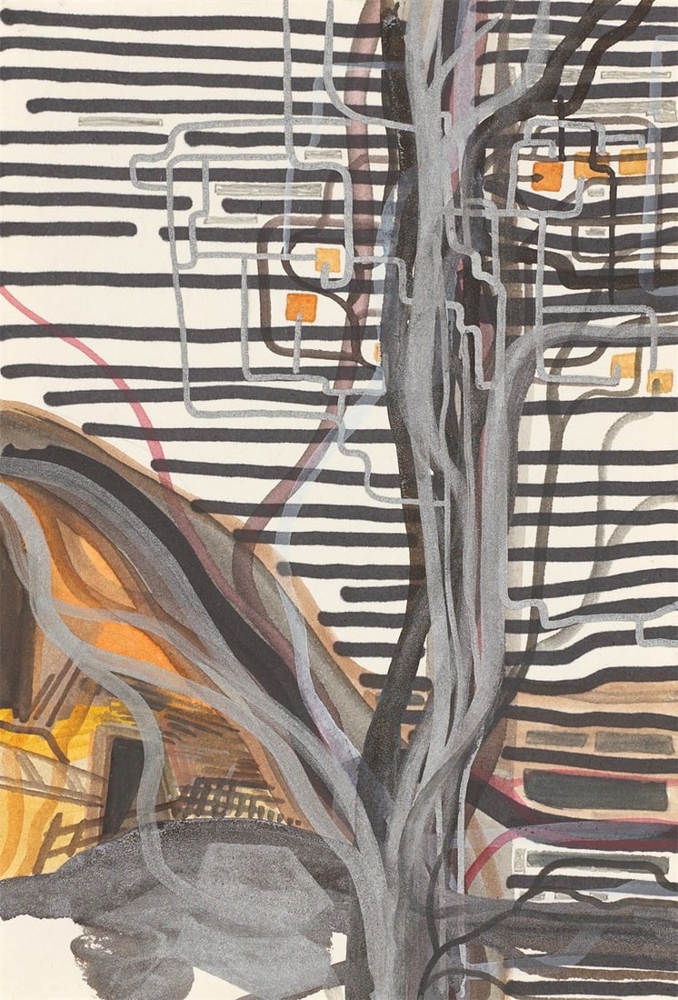 Franz Ackermann. ”#44 going uptown”. 1998 (1 of 2)