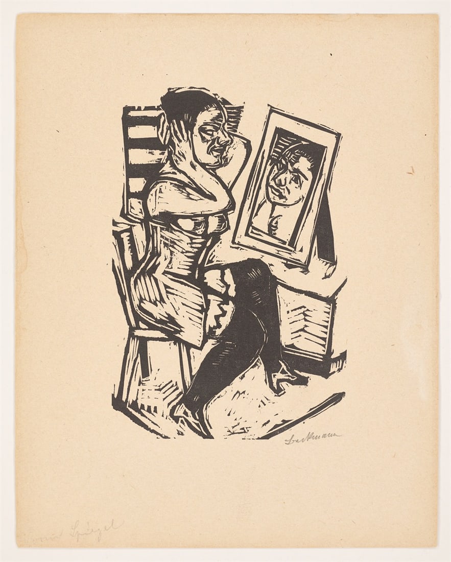 Max Beckmann. ”Toilette”. 1923 - 2