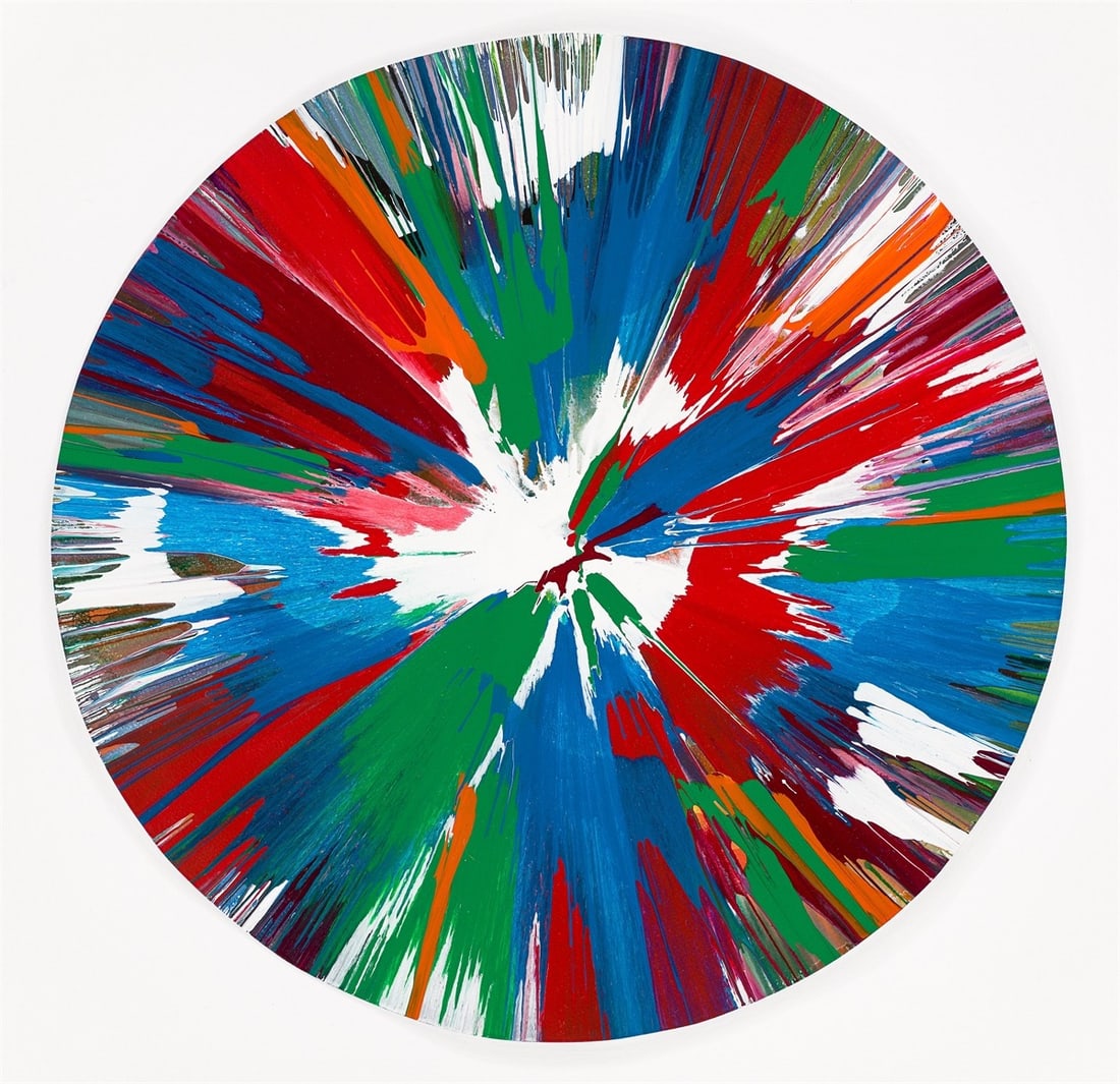 Damien Hirst. ”Spin Painting”. 2009 - 2
