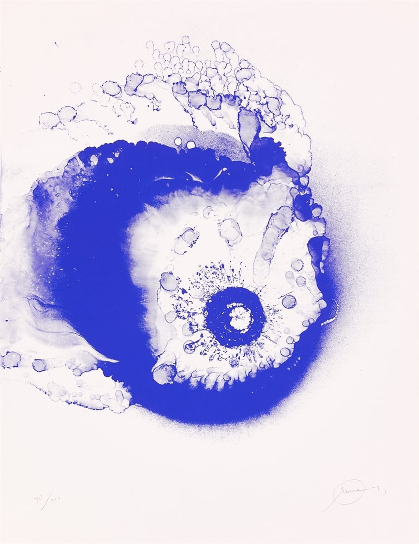 Otto Piene. ”März” from the set ”Feuerflora”. 1971 (1 of 3)