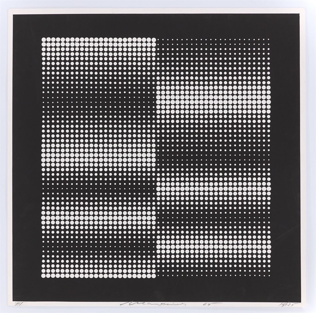 Almir da Silva Mavignier. ”Punctum”. 1965/66 - 3