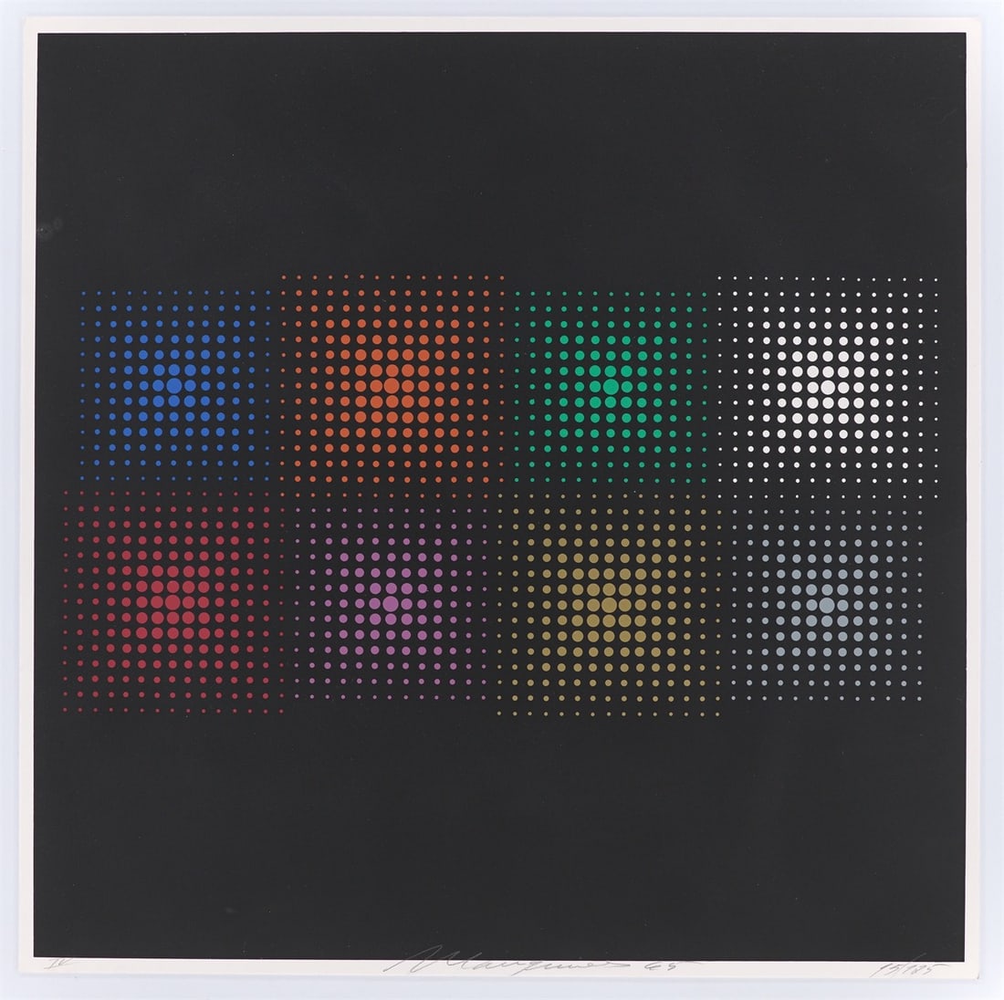 Almir da Silva Mavignier. ”Punctum”. 1965/66 - 6