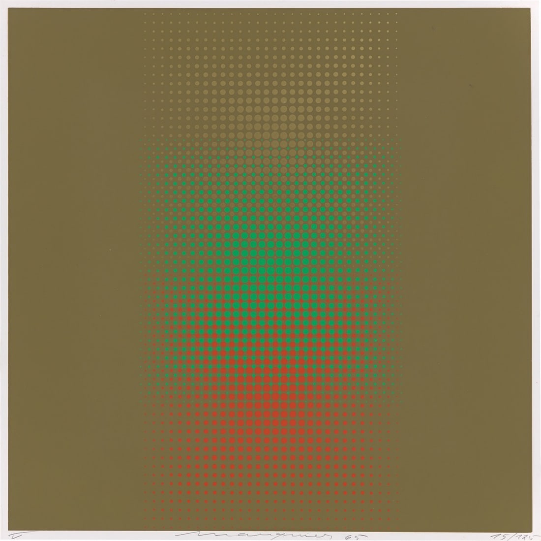 Almir da Silva Mavignier. ”Punctum”. 1965/66 - 8