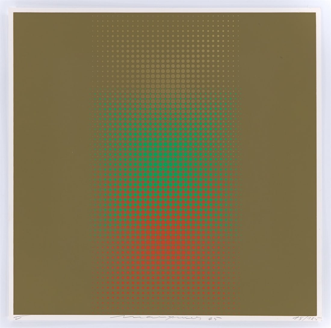 Almir da Silva Mavignier. ”Punctum”. 1965/66 - 9