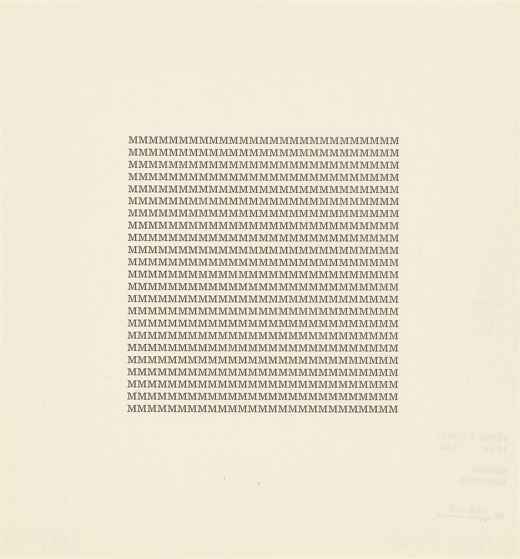 Peter Roehr. Untitled (GR-8). (1 of 2)